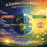 Cuando el día y la noche duran casi lo mismo: llega el equinoccio de marzo