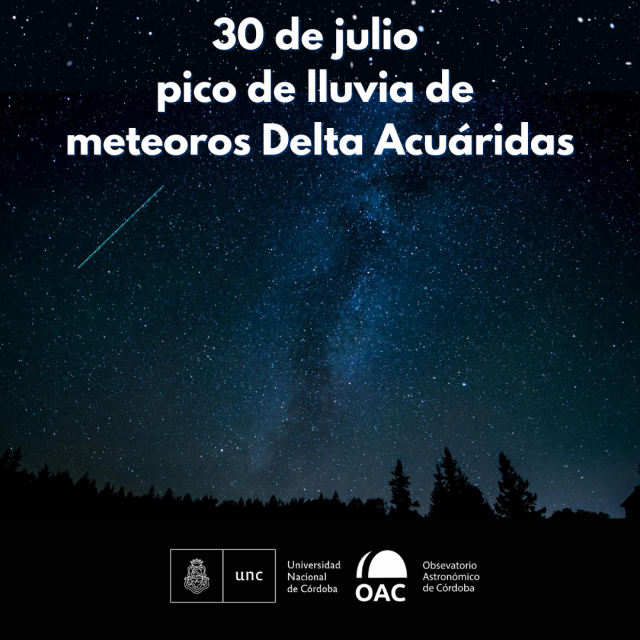 Lluvia de meteoros Delta Acuáridas