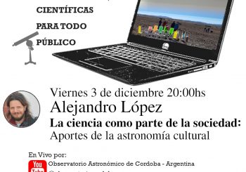 Llega la última conferencia científica para todo público del 2021