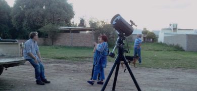 Se realizó la primer visita del año del telescopio itinerante
