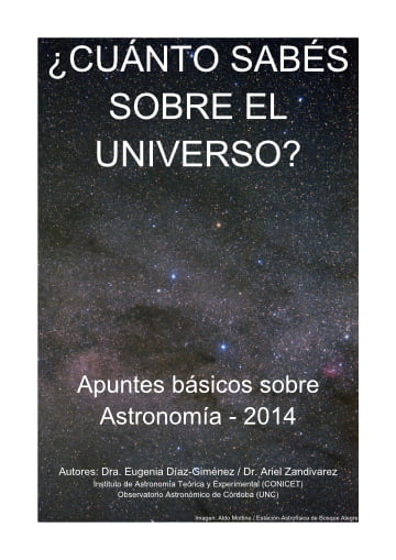 ¿Cuánto sabes sobre el Universo? – Libro de divulgación de Astronomía