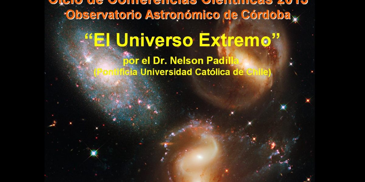 Seminario para todo público: El universo extremo